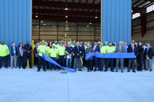 County Officials Cut Ribbon On New Solid Waste Management Transfer Station