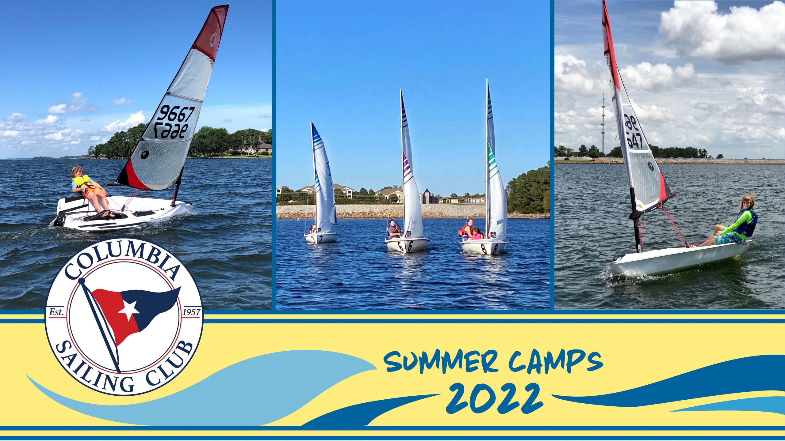 Columbia Sailing Club – Junior Sailing Program 2022 Summer Camps