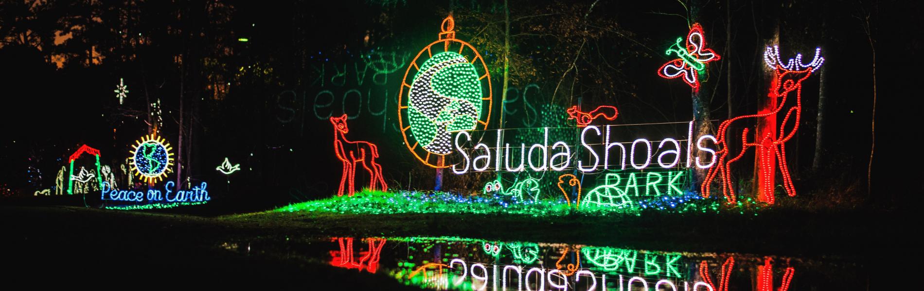 Holiday Lights on the River Saluda Shoals Park Lexington Chamber